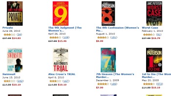 James Patterson se convirtió en el primer escritor en vender un millón de ebooks