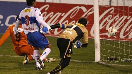   Ever Cantero anotó la igualdad parcial para Cobreloa ante la UC 