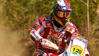 Felipe Prohens terminó como el mejor chileno en el Dos Sertoes