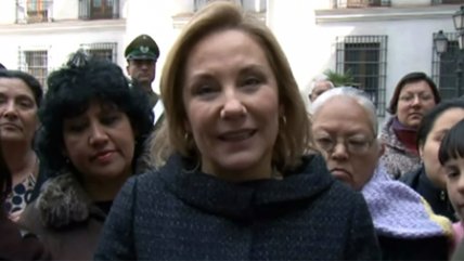   Cecilia Morel también tuvo palabras para felicitar a Allende 