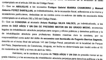 Revise el detalle de las sentencias del juez Madrid en el caso Berríos