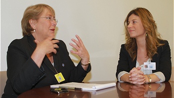   Michelle Bachelet dio luces de su labor al frente de ONU Mujer 