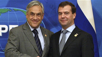 Chile y Rusia suscribieron acuerdo estratégico para aumentar sus relaciones