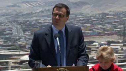 El Plan de Reconstrucción que anunció Hinzpeter para Tocopilla