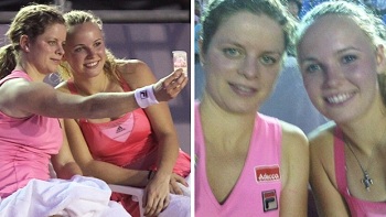 Kim Clijsters superó a Caroline Wozniacki en exhibición en Tailandia
