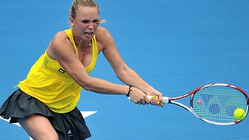 Caroline Wozniacki se despidió en la primera ronda del Abierto de Sydney
