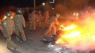 Las barricadas marcaron primera noche de paralización en Punta Arenas