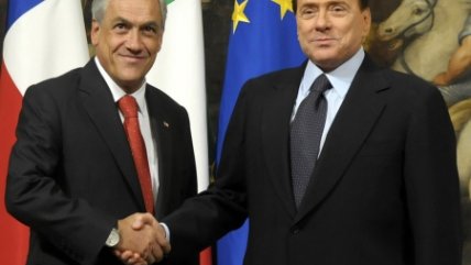 Informe: Piñera tuvo una distendida reunión con Silvio Berlusconi