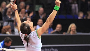 El torneo WTA de Stuttgart paralizó sus acciones durante este Viernes Santo