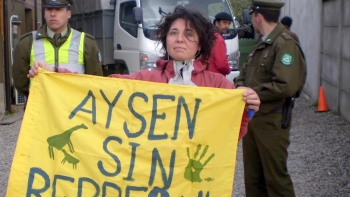 HidroAysén superó una nueva valla y desató protestas en Coyhaique