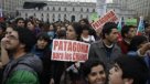 Miles de capitalinos protestaron contra HidroAysén este sábado