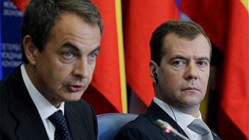   Rodríguez Zapatero y Medvédev sellaron acuerdos por 800 millones de dólares 