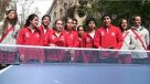 El tenis de mesa se tomó el Paseo Ahumada