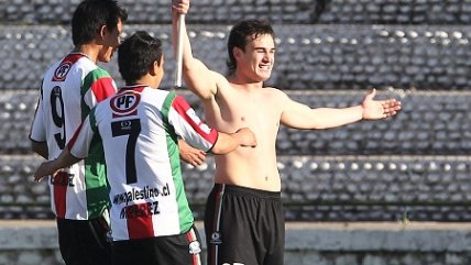 Nicolás Canales le dio la ventaja a Palestino ante S. Wanderers por el Clausura