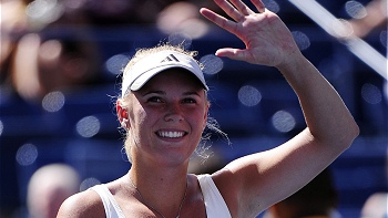 Caroline Wozniacki venció con holgura a Arantxa Rus en el US Open