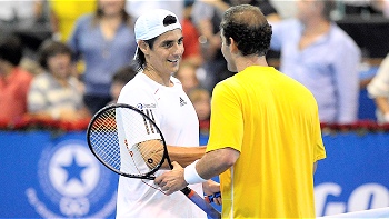 Nicolás Lapentti se despidió de la actividad con triunfo sobre Pete Sampras