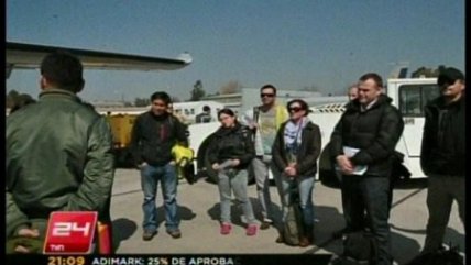   Los últimos instantes antes de abordar el CASA 212 966 