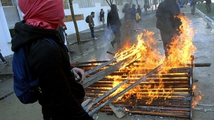 La marcha estudiantil en imágenes
