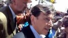 Manifestantes increparon a Golborne en ceremonia por el rescate minero