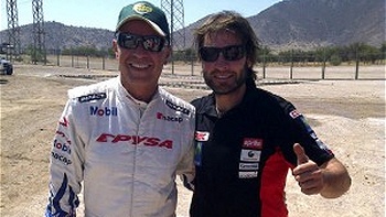   Eliseo Salazar tendrá a Francisco López como navegante en el Motorshow del Rally Mobil 