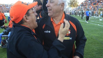 Nelson Acosta y el rival de Cobreloa en la final: 