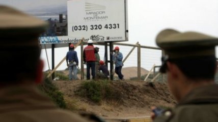 El cierre de un sector de las dunas de Concón