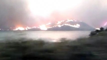   El impactante incendio en Torres del Paine 