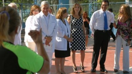   Hinzpeter y Mañalich lanzaron campaña contra la obesidad 