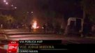 Carabineros se enfrenta a manifestantes en Villa Francia