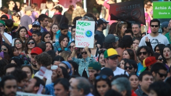 Acto en contra de HidroAysén finalizó sin incidentes