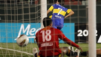 Boca Juniors aniquiló el sueño copero de Unión Española