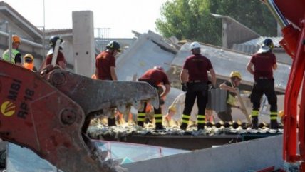 La destrucción que dejó un sismo 5,8 Richter en Italia