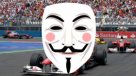 Anonymous amenaza "apagar" la web de la F1 en apoyo a los estudiantes de Canadá
