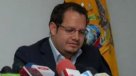 Viceministro ecuatoriano se retiró en medio de una entrevista