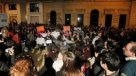Trabajadores de la TV pública paraguaya \