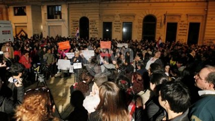   Trabajadores de la TV pública paraguaya 