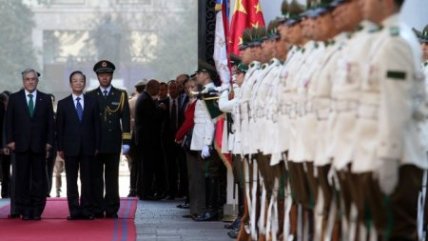   La visita del primer ministro chino a Chile 