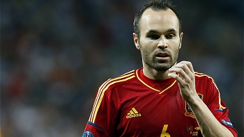 Andrés Iniesta fue elegido el Mejor Jugador de la Eurocopa 2012