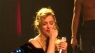 Madonna rompió en llanto al cantar \