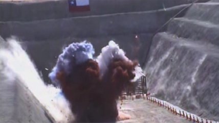   Así fue la primera tronadura de Chuquicamata subterránea 