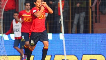 Patricio Rubio aumentó el marcador para Unión Española ante Audax Italiano