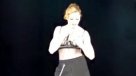 Madonna volvió a desnudarse en medio de un show