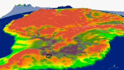   El valle bajo la Antártida que contribuye a su deshielo 