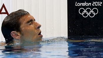 Michael Phelps clasificó con el peor tiempo a la final de los 400 metros combinados