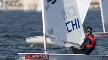 Matías del Solar remató en posiciones secundarias en las dos primeras regatas olímpicas