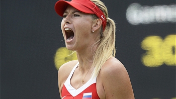 Sharapova y Wozniacki se instalaron en los cuartos de final de Londres 2012