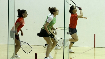 Chilenas Grisar y Muñoz cayeron en la final del Mundial de Rácquetbol
