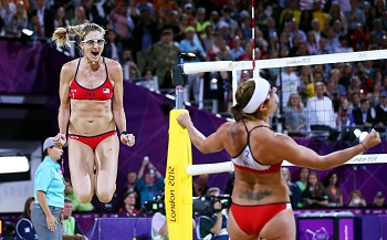 Las estadounidenses May-Treanor y Walsh ganaron oro en el voleibol playa