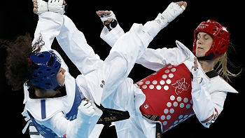 Yeny Contreras no pudo con la francesa Harnois en el taekwondo olímpico