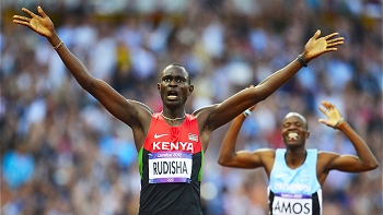 David Rudisha ganó el oro de los 800 metros con récord del mundo